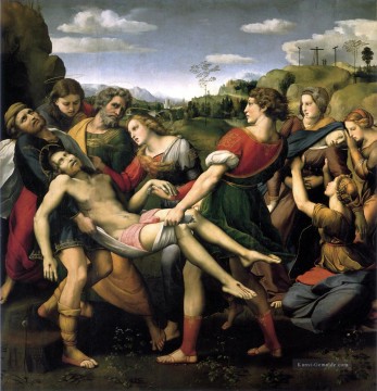 Die Grablegung Renaissance Meister Raphael Ölgemälde
